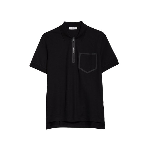 Givenchy Short Sleeve Slim Fit Polo Shirt - Black